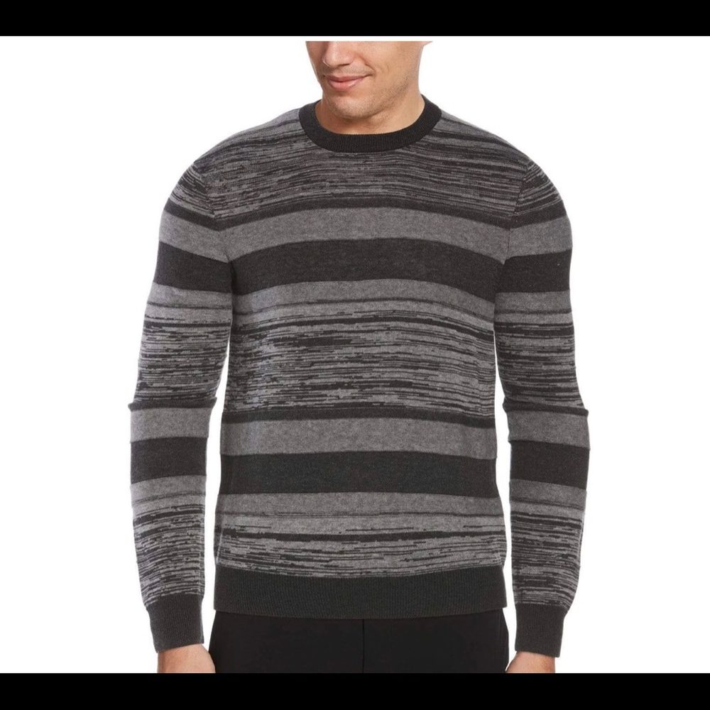 Perry Ellis Men’s Stripe Sweater. NWT